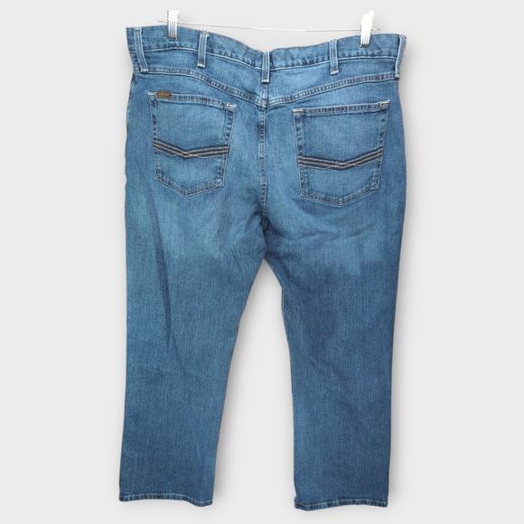 Mens ARIAT Legacy M4 Relaxed Bootcut Blue Jeans Size 40x29 - Picture 6 of 6